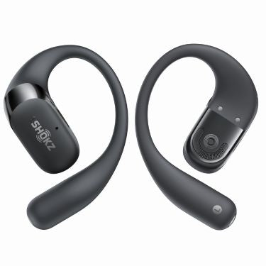 Shokz Shokz OpenFit 2 Black Bluetooth Headset Noise Cancelling Mic Around Ear Air Conduction - OpenBass - Water Resistant