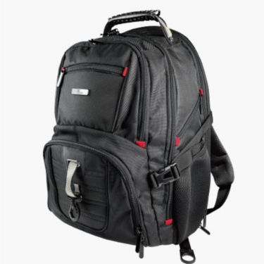 Primus Xtech Gaming Backpack 17in Battlestash Water Resistant Padded Ergonomic Back Multiple Pockets Side Mesh Anti Theft