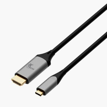 Xtech Xtech USB-C to HDMI 6ft Cable 4K Ultra HD 10.2 Gbps Gold Plated Pins - Black (UPC: 7983022326860)