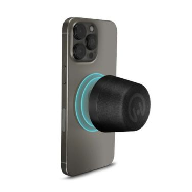 HyperGear HyperGear Speaker Bluetooth 5W Pocket Popper Mini Attaches to MagSafe Phones IPX6 Waterproof and Kickstand Built