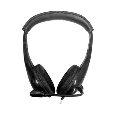 HamiltonBuhl HamiltonBuhl Headset Motiv8 Stereo On Ear with Gooseneck Boom Mic In-line Volume Adjustable Headband Dura-Cord