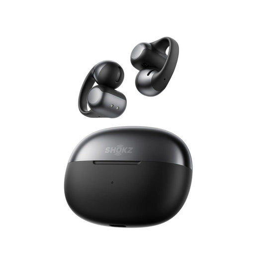 Shokz Shokz OpenDots ONE BLACK True Wireless Earbuds Clip On Nickel Titanium Ultra Lightweight Compact Bass Power Wireless