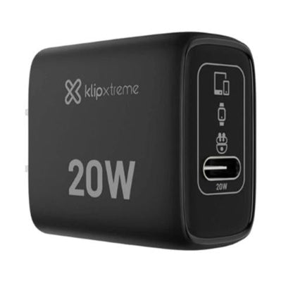 Klipxtreme Klipxtreme Wall Charger 1 Port USB-C 20W GaN PD 3.0 Fast Charge - Black (UPC: 7983020924950) – Image 3