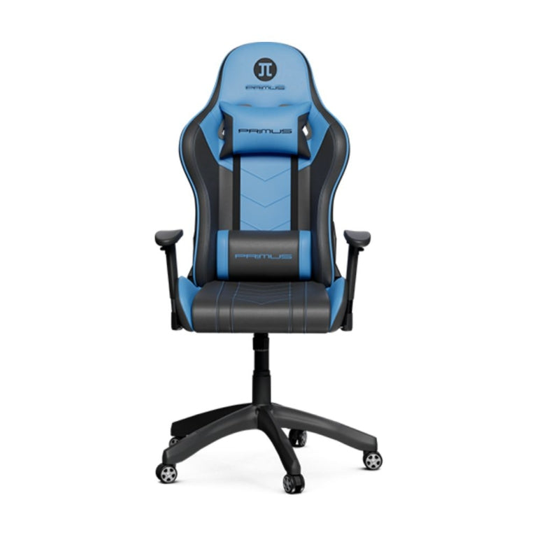 Primus Primus Gaming Chair Thronos 100T BLUE Sleek Design 2D Adjustable Armrests Lumbar Pillow Seat Tilt Contour Side Wings