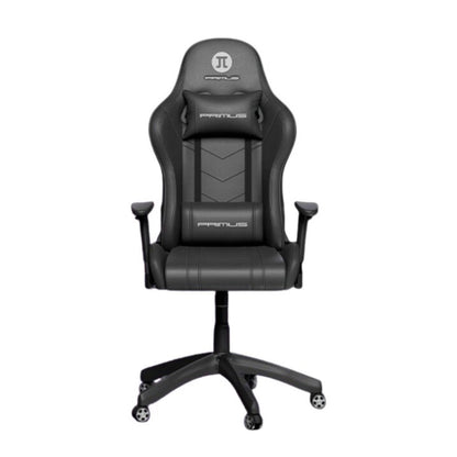 Primus Primus Gaming Chair Thronos 100T BLACK Sleek Design 2D Adjustable Armrests Lumbar Pillow Seat Tilt Contour Side Wings