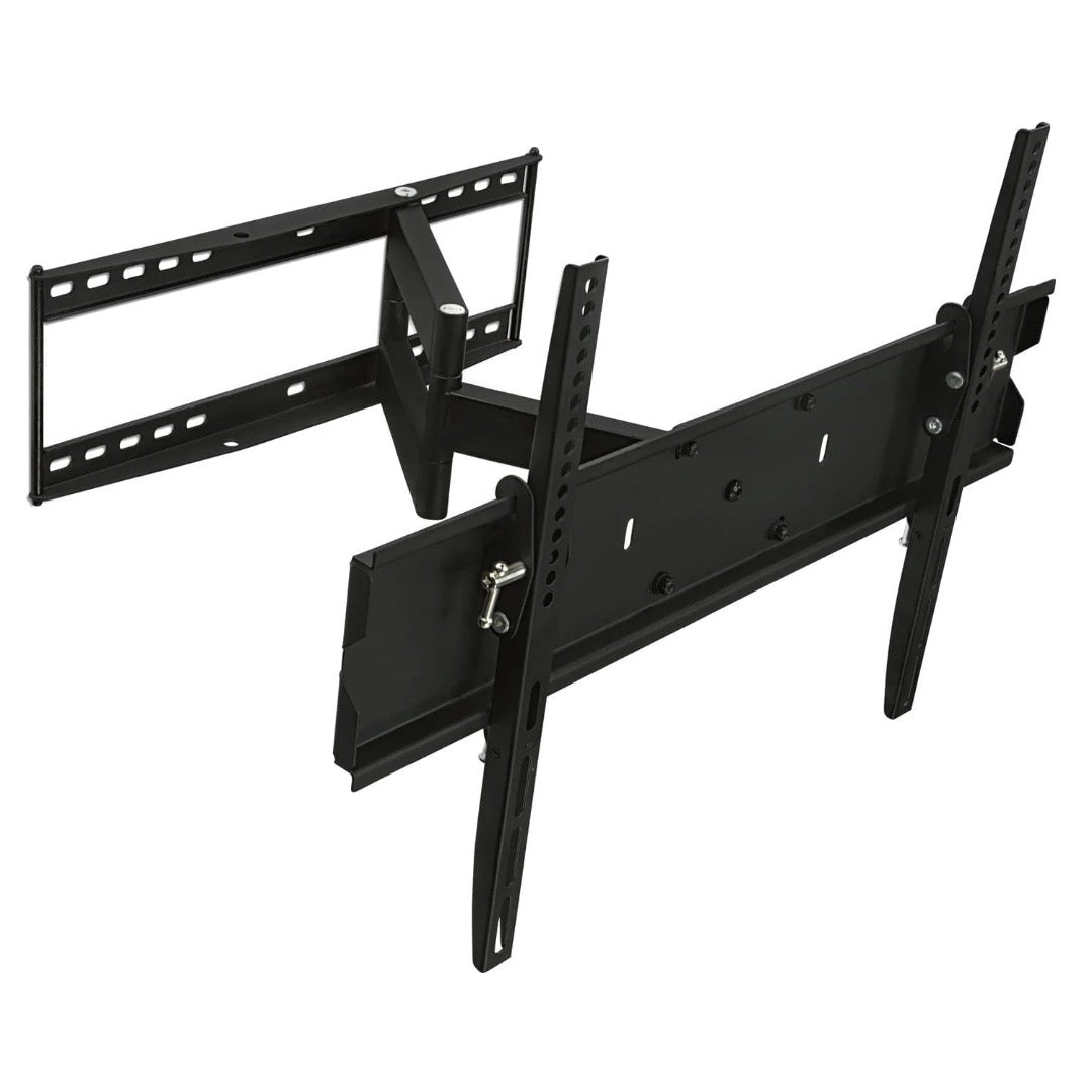Mount-It!  TV Mount Full Motion High Weight Capacity up to 65In 110lbs Swivel & Extension Ideal for Corner Installations - Black