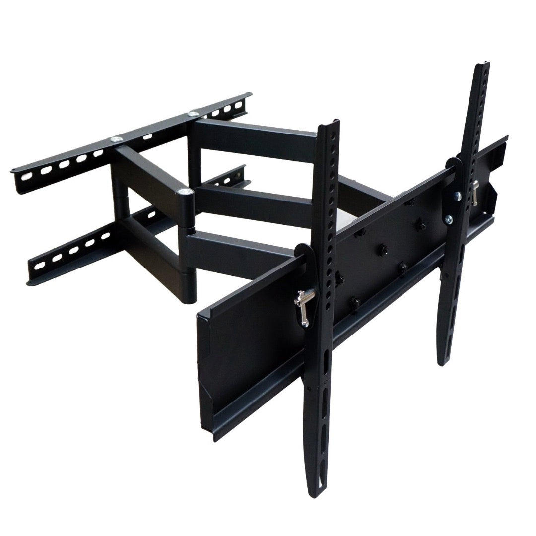 Mount-It! TV Mount Full Motion 32 - 55In Flat TV Max 154lbs Articulating Tilt & Swivel Heavy Gauge Steel - Black