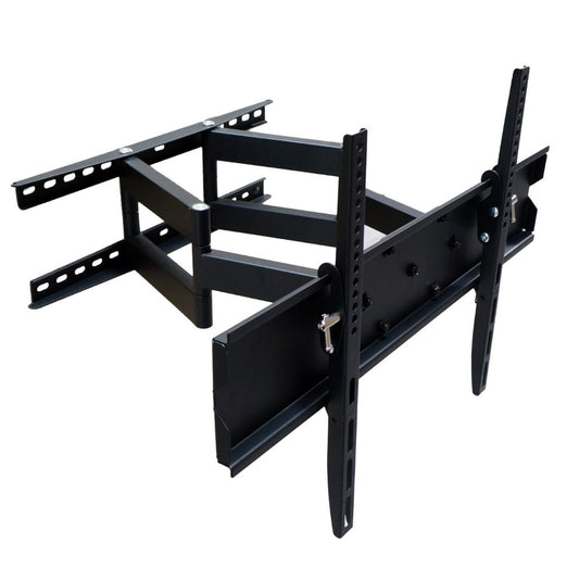 Mount-It! TV Mount Full Motion 32 - 55In Flat TV Max 154lbs Articulating Tilt & Swivel Heavy Gauge Steel - Black