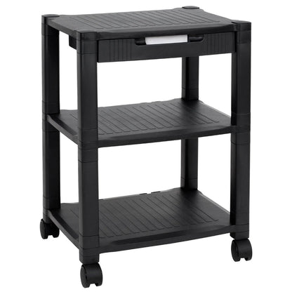 Mount-It! Mount-It! Printer Cart Height Adjustable Rolling with Casters 3 Shelves Max 22lbs per Shelf (17.2 x 13.25In) 24In T
