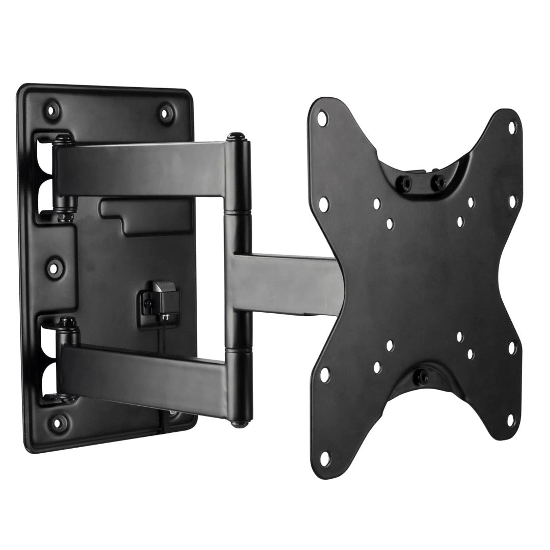 Mount-It! TV Mount RV & Trailer with Lockable Arm up to 42In TV VESA Tilt Swivel Extend Retract Heavy Duty Steel - Black