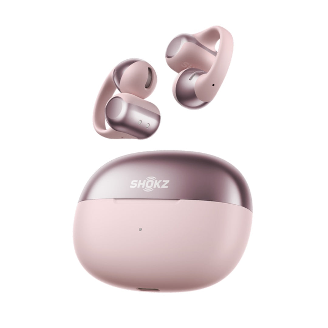 Shokz Shokz OpenDots ONE PINK True Wireless Earbuds Clip On Nickel Titanium Ultra Lightweight Compact Bass Power Wireless