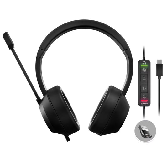 Adesso Adesso Headset Wired Xtream P7 with Copilot AI Controls USB-C/USB-A