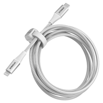 Otterbox OtterBox Charge & Sync Lightning MFI to USB-C Premium Pro Cable 6ft - White