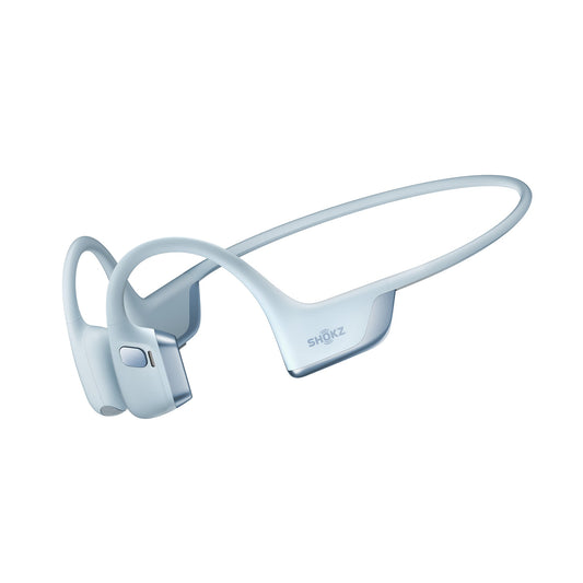 Shokz Shokz OpenRun Pro 2 - Blue - Bluetooth Headset Noise Cancelling Mic Premium Bone Conduction - Dual Drivers Enhanced