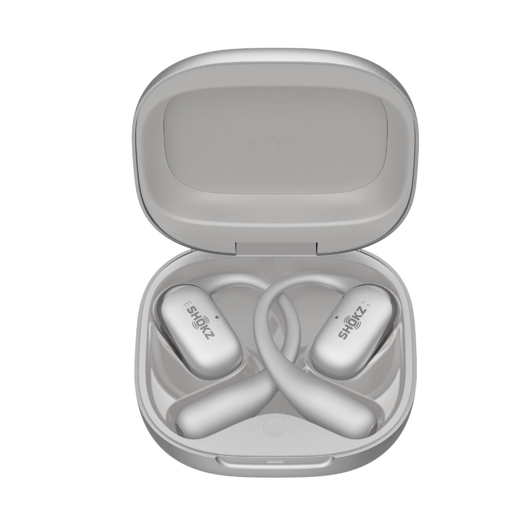 Shokz Shokz OpenFit 2+ GREY Open-Ear True Wireless Earbuds Dual microphones with advanced noise-canceling-Dolby Audio-Ni-Ti