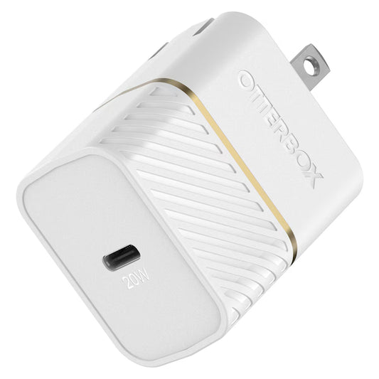 Otterbox OtterBox Wall Charger 1 Port 30W GaN USB-C Fast Charge Rugged - White (SKU: 54334)
