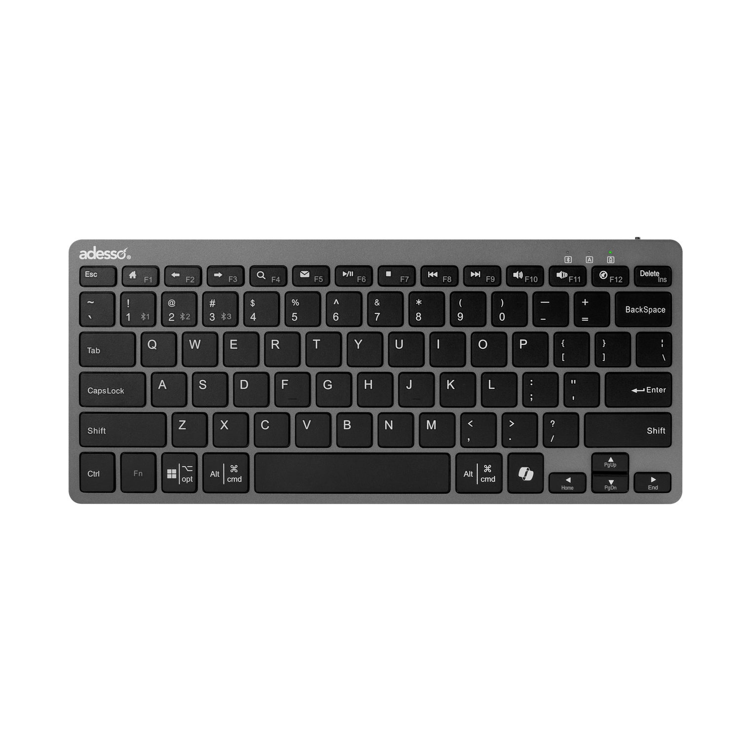 Adesso Adesso Multi OS Bluetooth Scissor Switch Mini Keyboard with Copilot key (SKU: 54431) – Image 4