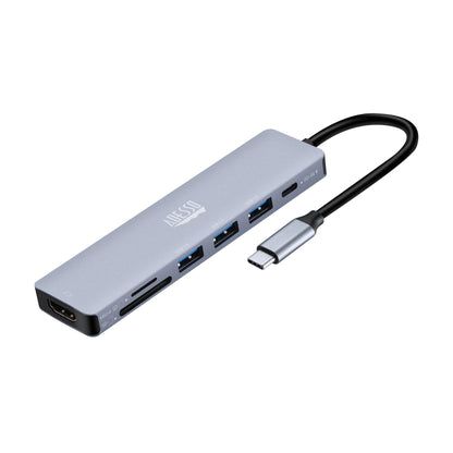Adesso Adesso 7 in 1 Docking Station, USB C to HDMI, PD, 3* USB A , Micro SD/SD Card reader (SKU: 54479) – Image 2