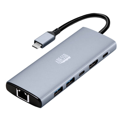 Adesso Adesso 6-IN-1 Docking station, USB C to HDMI, PD, RJ45, 2* USB A, USB C (SKU: 54480) – Image 5