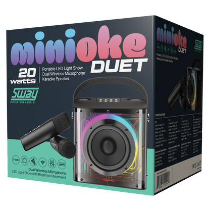 Sway SWAY Speaker Minioke Duet Karaoke (SKU: 54682) – Image 5