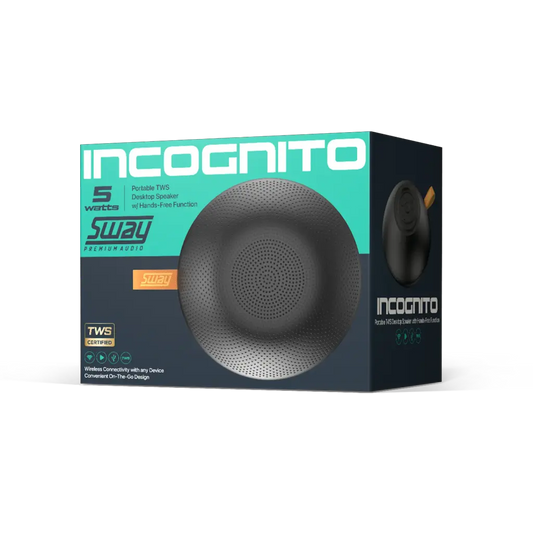 Sway SWAY Speaker Incognito 5W Media - Black (SKU: 54684) – Image 2