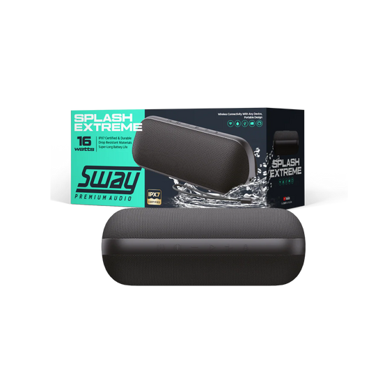 Sway SWAY Speaker Splash Extreme IPX7 Portable - Black (SKU: 54687) – Image 2