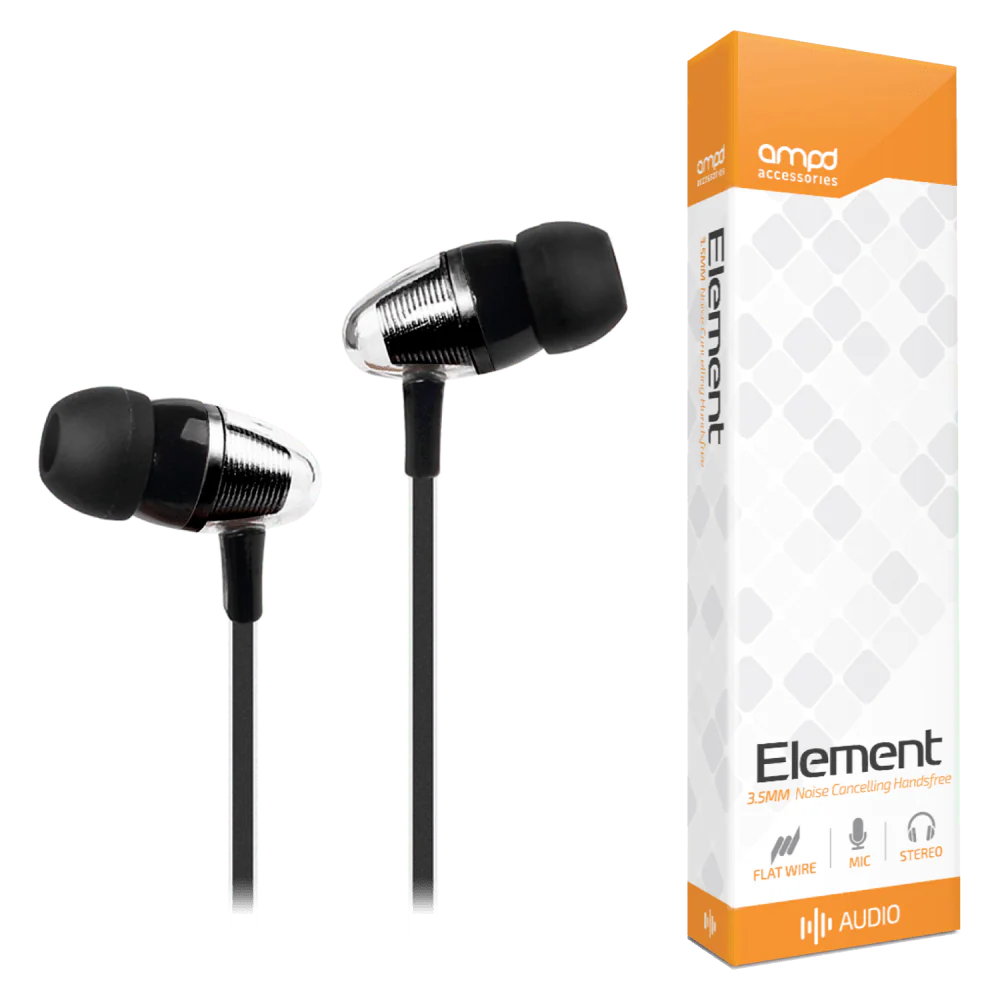 nan AMPD Earbuds Wired Element 3.5mm - Silver (SKU: 54693) – Image 5