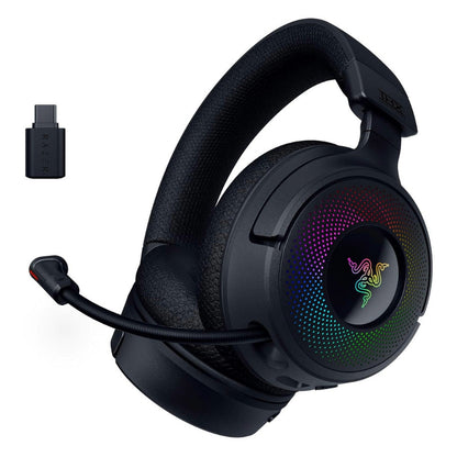 Razer Razer Gaming Headset Wireless Kraken V4 with Retractable HyperClear Super Wideband Mic TriForce Titanium 40MM Drivers