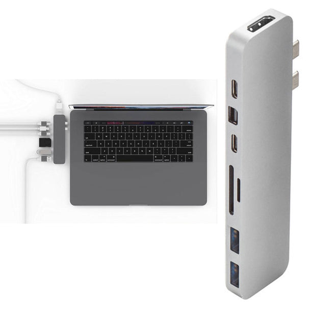 Cancella Hyper Docking Station USB-C MacBook Pro/Air 2020 HyperDrive PRO 8-in-2 High Speed - Silver (UPC: 8171100135290)