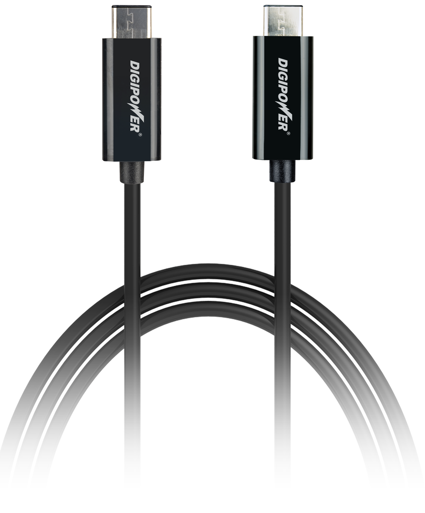 Digipower Digipower Charge & Sync Cable USB-C to USB-A 15W 6ft - Black