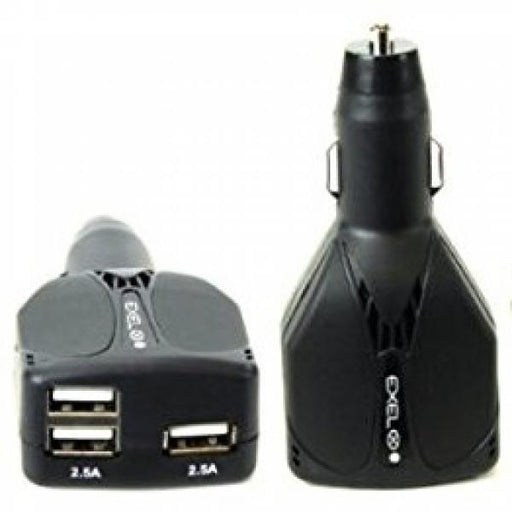 Colour Burst Car Charger 1 Amp 1 Port USB-A with Micro USB 3ft Cable - Purple - product image 5 of 5