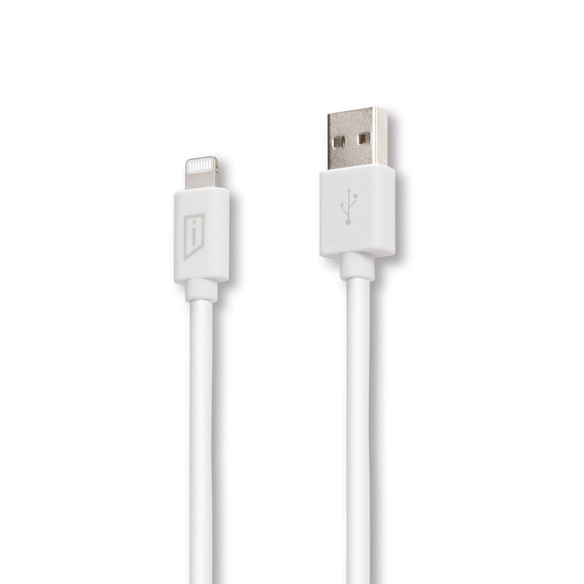 iStore iStore Charge & Sync Lightning to USB-A 6.7ft MFI Cable - White (UPC: 092636319700) – Image 3