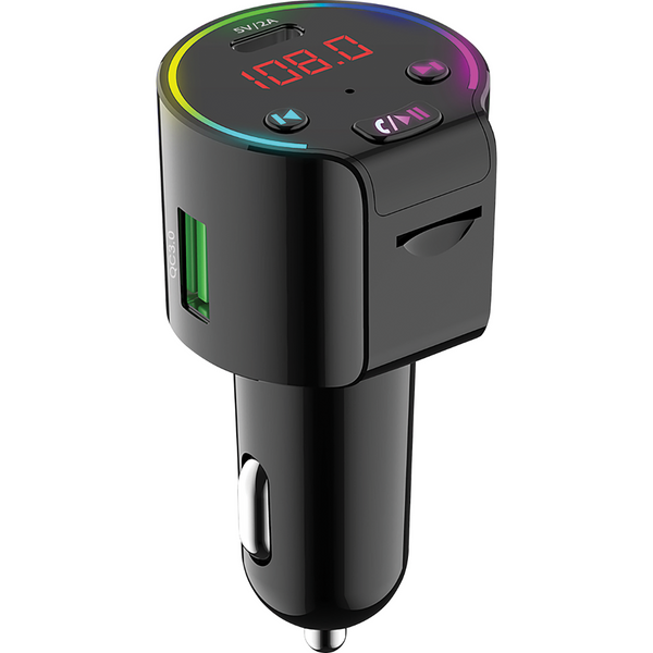 Fuse Bluetooth FM Transmitter with 2 Port 3.1 Amp USB-A with Mic - product image 3 of 3