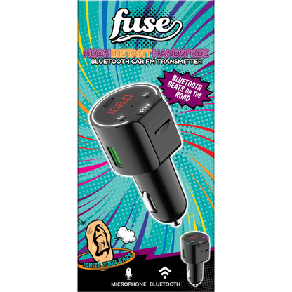Fuse Bluetooth FM Transmitter with 2 Port 3.1 Amp USB-A with Mic - product image 2 of 3