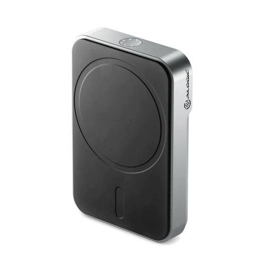 Alogic Powerbank 5000mAh 15W Fast Charge Qi and MagSafe Magnetic Ring Included - Black - product image 1 of 5