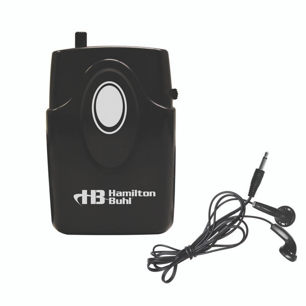 HamiltonBuhl ALS700 Assistive Listening Dual Frequency System - up to 150 ft (includes Transmitter, 6 Receivers & 6 Earbuds, Carry Case) - product image 5 of 5