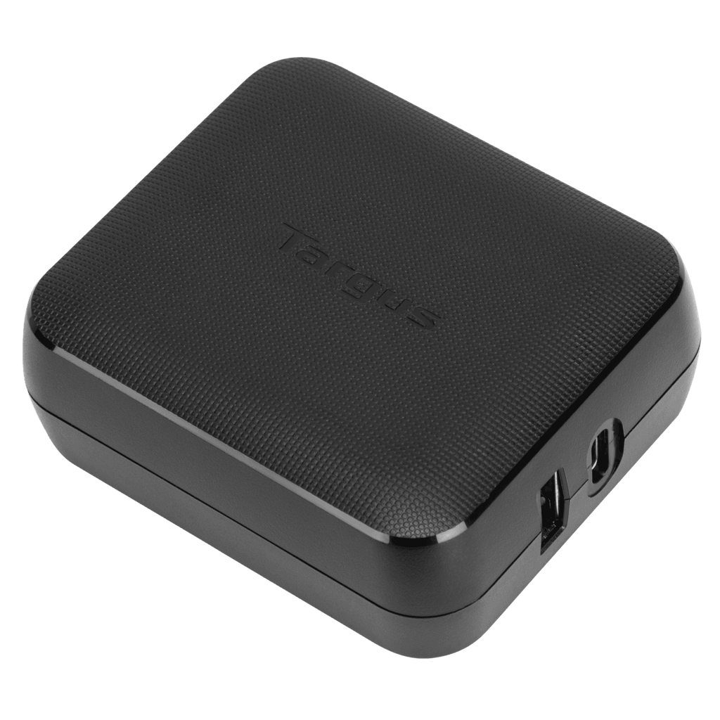 Targus Universal Laptop Power Adapter 65W Semi Slim USB-C Qualcomm Quick Charge 3.0 with Extra USB-A Port - Black - product image 5 of 5