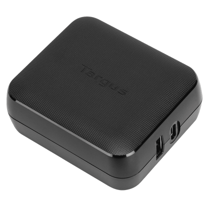 Targus Universal Laptop Power Adapter 65W Semi Slim USB-C Qualcomm Quick Charge 3.0 with Extra USB-A Port - Black - product image 5 of 5