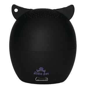 My Audio Solutions My Audio Pet Speaker Bluetooth Bat - Bat In Black TWS & Lanyard Included 3 Watts Built in Mic Selfie Remote - product image 4 of 5