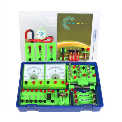 HamiltonBuhl STEAM Circuit Wizard Kit (Grades 6-12) 44 Components Includes Wires Switches Circuits LED Lights Volt Metre & More with Case Grades 6-12 - product image 1 of 5