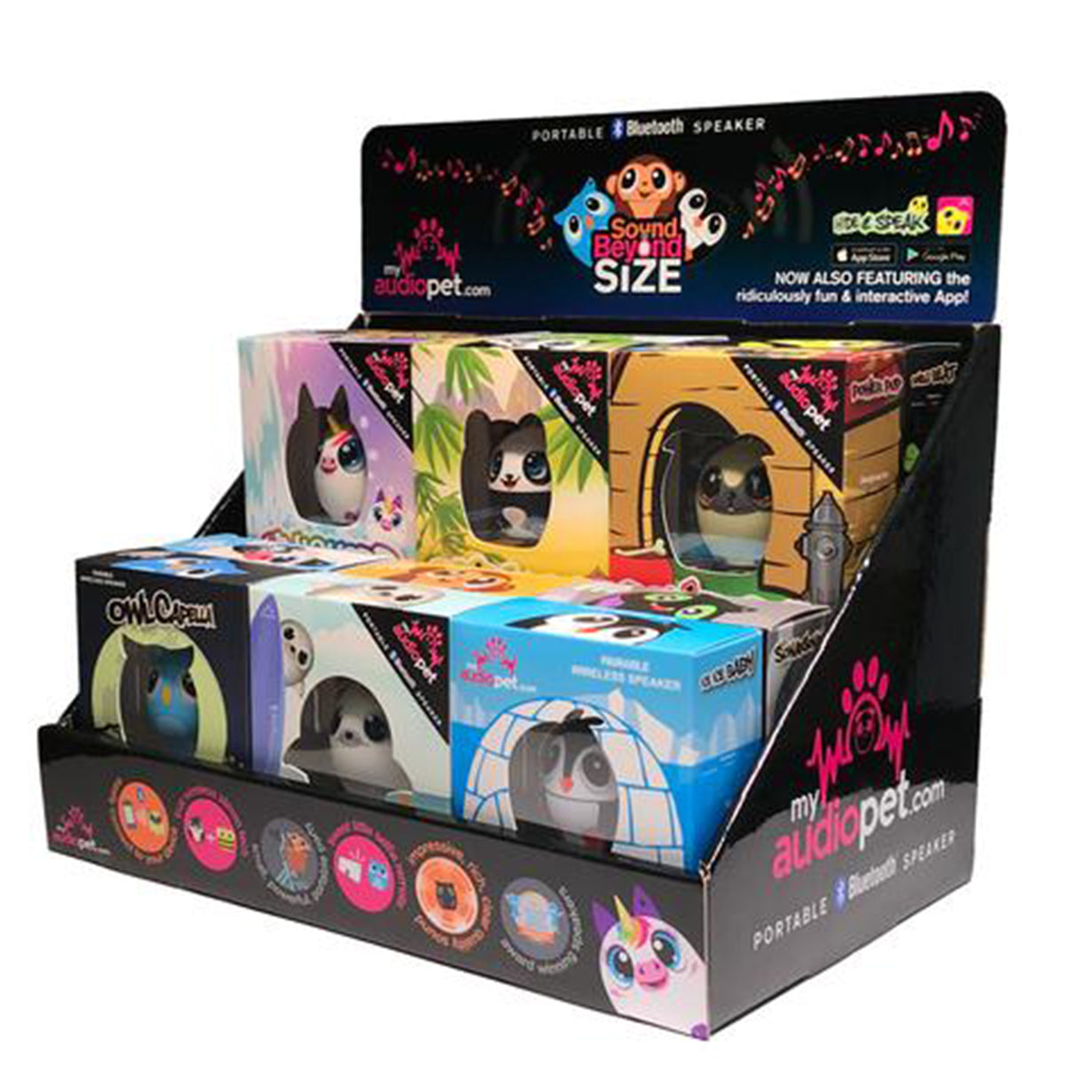 My Audio Solutions My Audio Pet POP Kit Counter Top Display with 12 Pets Included - product image 3 of 4