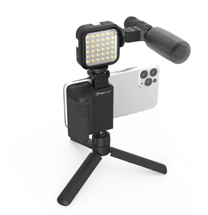 Digipower Digipower Vlogging Go Viral For You Kit Flexible Ring Light & Phone Holder 3 Light Modes Desk Clamp Bluetooth