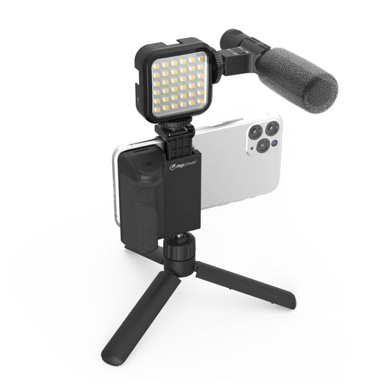 Digipower Digipower Vlogging Go Viral Octopus Suction Phone Holder 10 Powerful Suction Cups 19in Long Extreme Grip on Any Sur