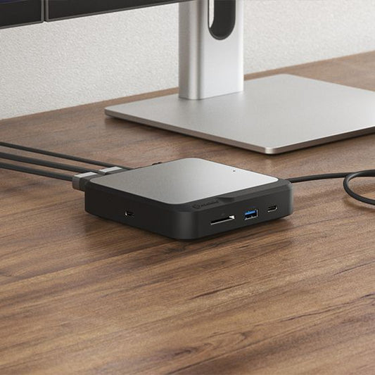 Alogic Docking Station USB-C or USB-A Dual Display 4K 7 Ports 2 HDMI Pass Through Charging 100W - product image 2 of 5
