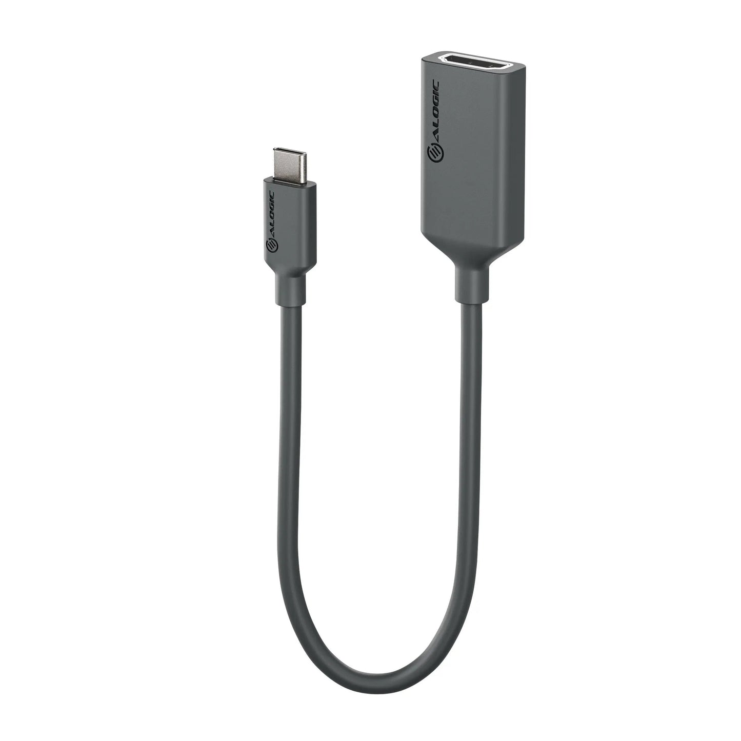 Alogic Alogic USB-C to HDMI 4K Ultra HD Cable 3ft with 100W Power Delivery PD Pass Through - Black (UPC: 93507840241690)