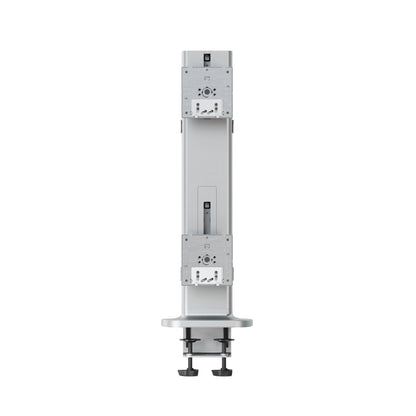 Alogic Elevate 34in Dual Vertical Monitor Stand (ED34VMS) with Cable Clip (EDVMSCC) - Silver