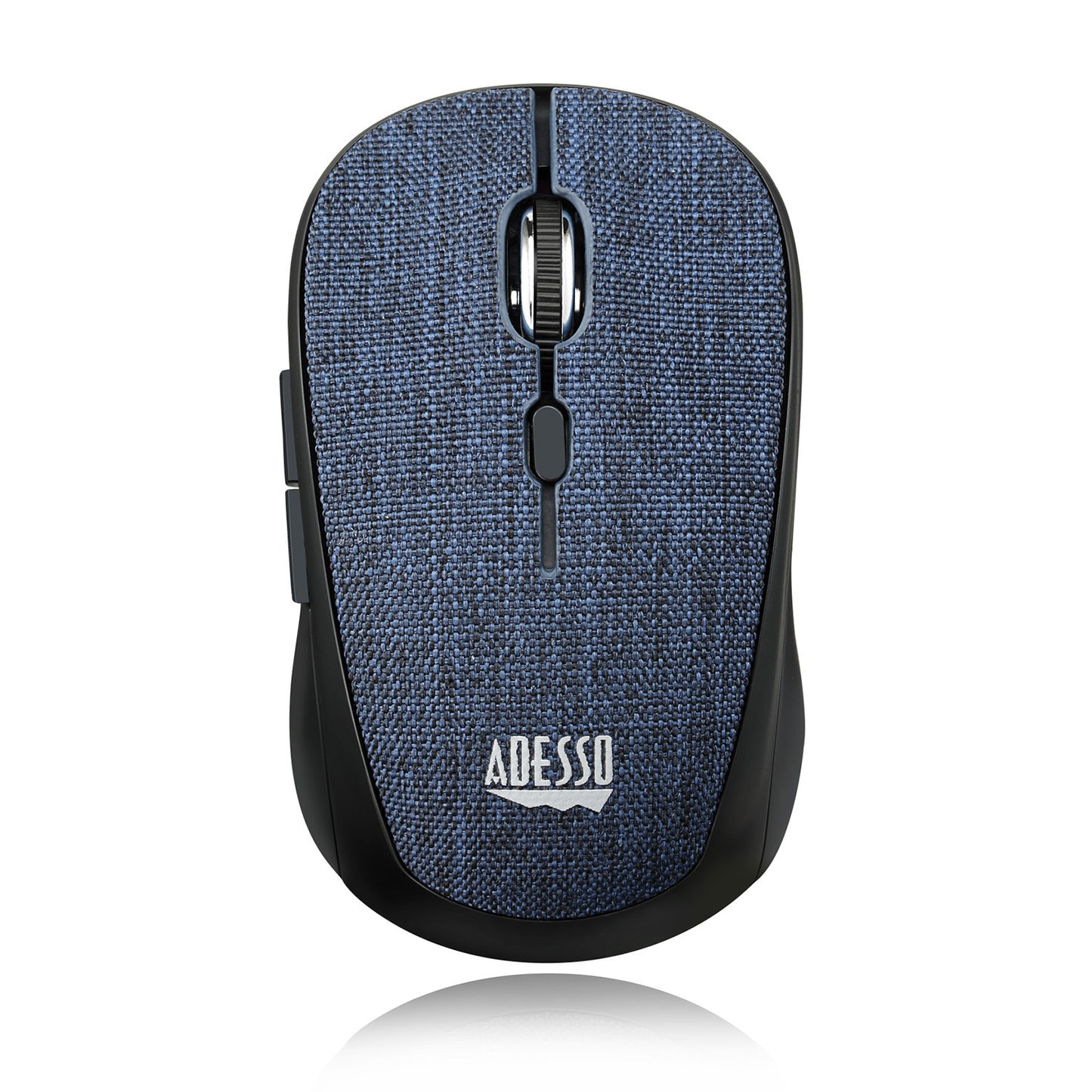 Adesso Mouse Wireless Fabric Mini S80L 6 Button up to 1600dpi PC/Mac - Blue - product image 1 of 5