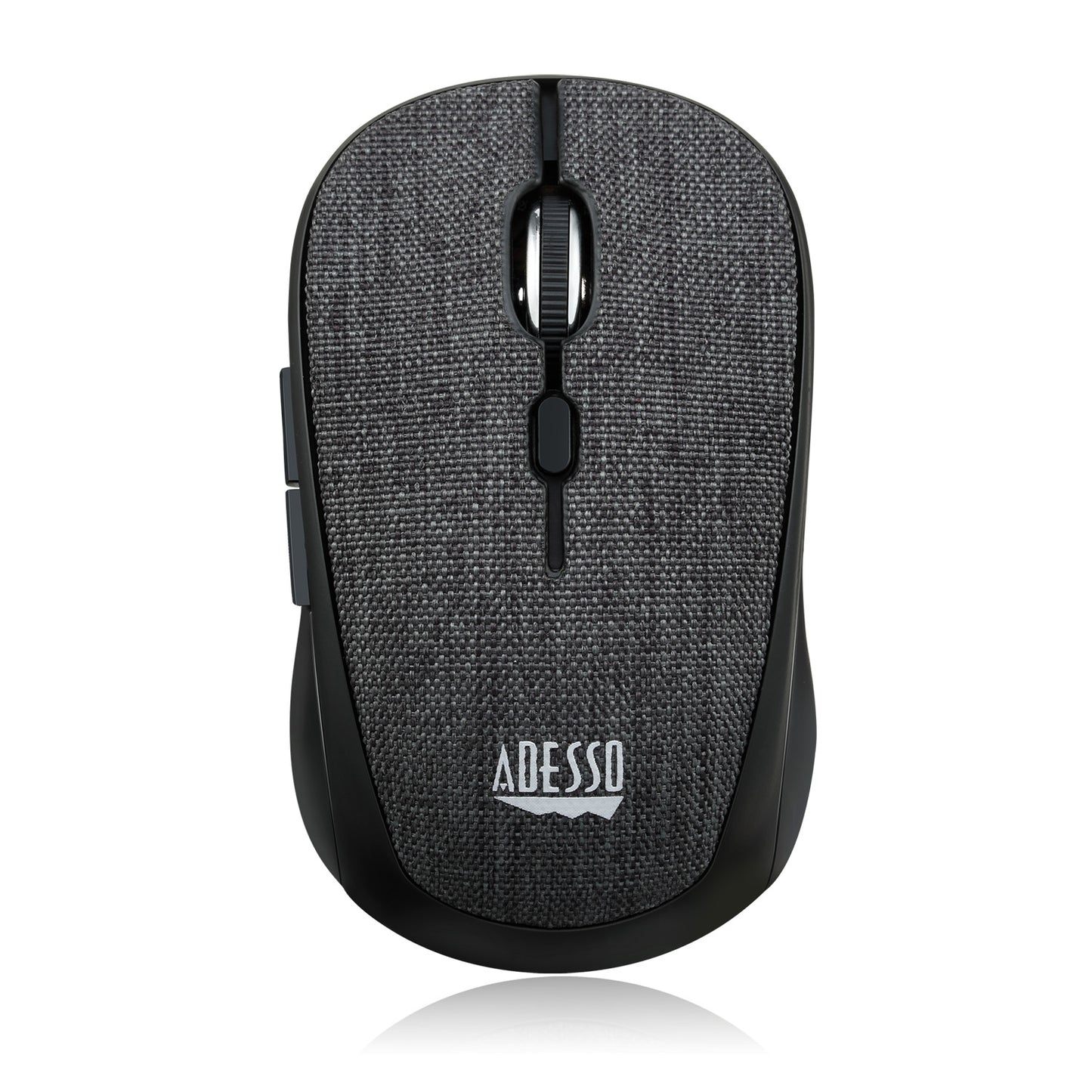 Adesso Mouse Wireless Fabric Mini S80B 6 Button up to 1600dpi PC/Mac - Black - product image 1 of 5
