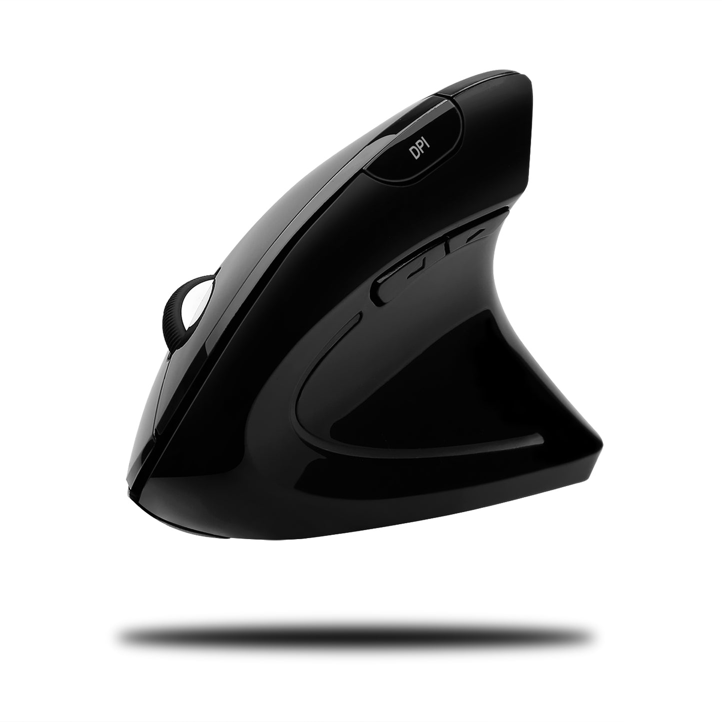 Adesso Mouse Wireless Vertical Mini Ergonomic 6 Button up to 1600dpi PC/Mac - Black - product image 1 of 5