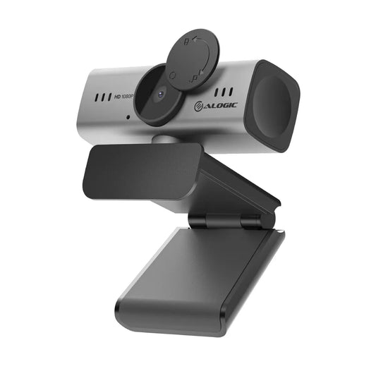 Alogic Alogic Webcam Iris Compatible 1080p with AI Powered Autofocus Noise Cancelling Microphones Privacy Cover USB-A or USB-